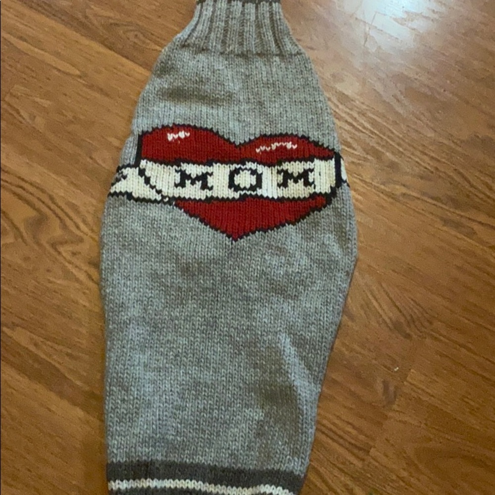 Love Mom Dog Sweater